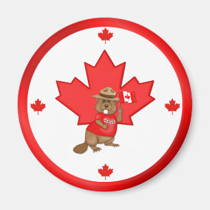 Pruwweg Canadese Beaver Magneet