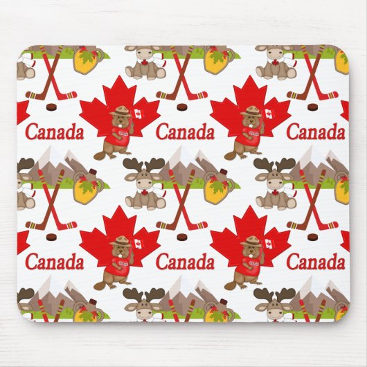 Pruwweg Canadese Beaver Muismat (Voorkant)