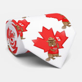 Pruwweg Canadese Beaver Stropdas (Opgerold)