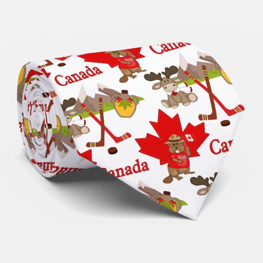 Pruwweg Canadese Beaver Stropdas (Opgerold)