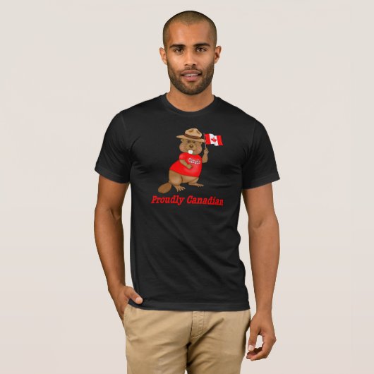 Pruwweg Canadese Beaver T-shirt (Voorkant volledig)