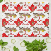 Pruwweg Canadese Beaver Theedoek (Gevouwen)