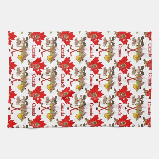 Pruwweg Canadese Beaver Theedoek (Horizontaal)