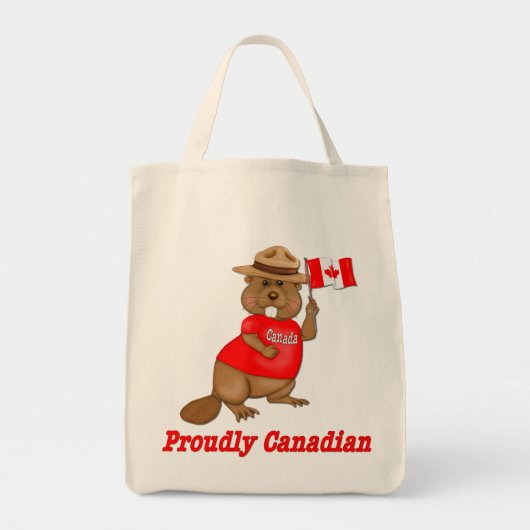Pruwweg Canadese Beaver Tote Bag (Voorkant)