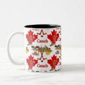 Pruwweg Canadese Beaver Tweekleurige Koffiemok (Links)