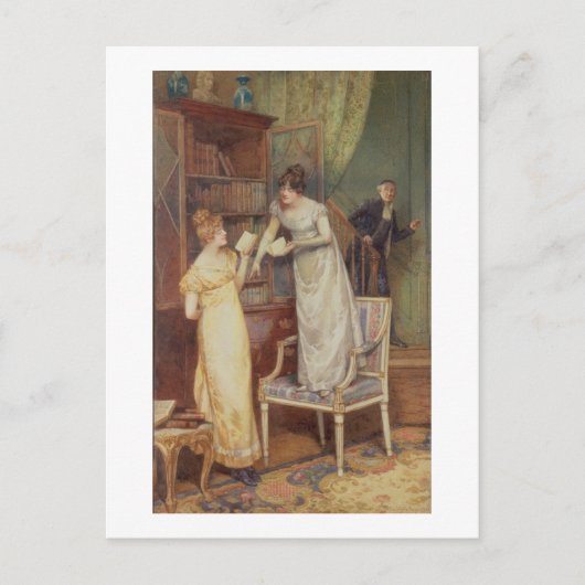 Prying Eyes, 1901 (w/c verhoogd met wit) Briefkaart (Voorkant)