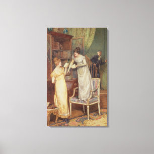 Prying Eyes, 1901 (w/c verhoogd met wit) Canvas Afdruk