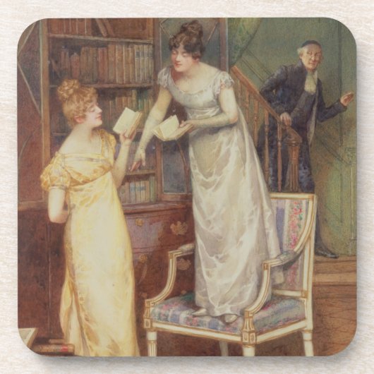 Prying Eyes, 1901 (w/c verhoogd met wit) Onderzetter (Voorkant)