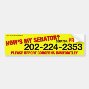 PRYOR BUMPERSTICKER