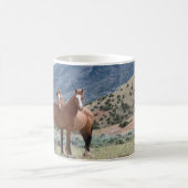 Pryor Mountain Wild Horses Coffee Mok (Center)