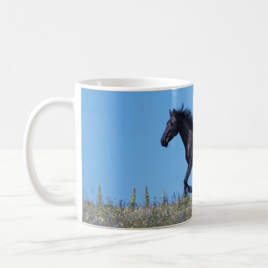 Pryor Mountain Wild Mustang Coffee Mok (Links)