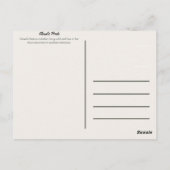 Pryor Mountain Wild Mustang: de trots van de wolk Briefkaart (Achterkant)