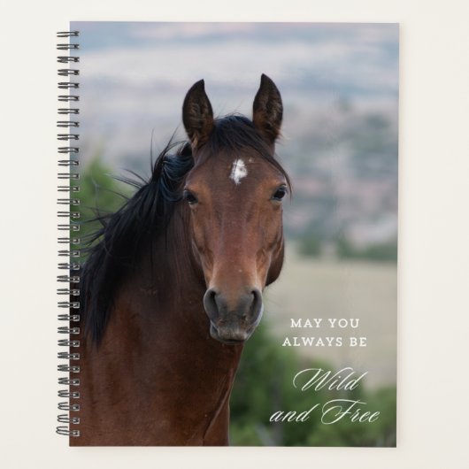 Pryor Mountain Wild Mustang "Ula" Planner (Voorkant)