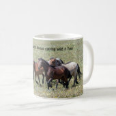Pryor Mountain Wilde Paarden Hardlopen Koffiemok (Voorkant rechts)