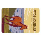 Pryor Mountains Wild Horse Range  Magneet (Horizontaal)