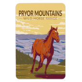 Pryor Mountains Wild Horse Range  Magneet (Verticaal)