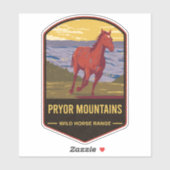 Pryor Mountains Wild Horse Range Sticker (Vel)