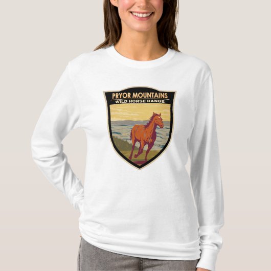 Pryor Mountains Wild Horse Range  T-shirt (Voorkant)