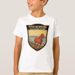 Pryor Mountains Wild Horse Range  T-shirt<br><div class="desc">De Pryorgebergte is een reeks bergen in Montana en Wyoming.</div>