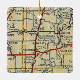 Pryor Oklahoma Keramisch Ornament