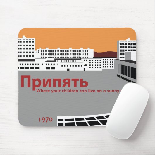 Prypyat Propaganda-stijl Muismat (Met muis)