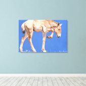 Przewalski Foal 2012 Canvas Afdruk (Insitu (Houten vloer))