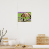 Przewalskii Horse Poster (Keuken)