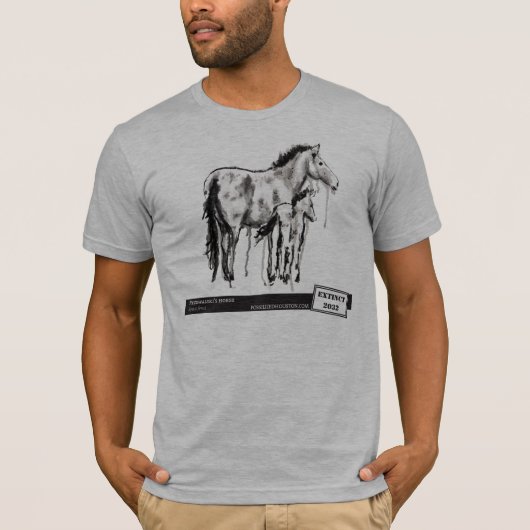 Przewalski's Horse van Laura Lark T-shirt (Voorkant)