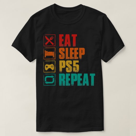 ps5 t-shirt (Design voorkant)