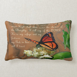 PS91 Butterfly Sierkussen Lumbar 13 x 21 inch Kussen