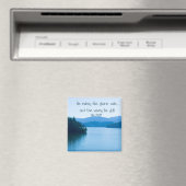 PS 107:29 Hij maakt het storm kalm Magneet (Insitu (Vaatwasser))