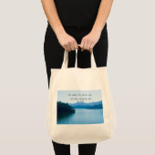 PS 107:29 Hij maakt het storm kalm Tote Bag (Voorkant (product))