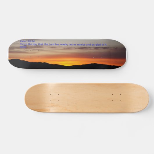 Ps 118:24 persoonlijk skateboard (Horizontaal)