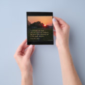 Ps 16v7 - De Heer geeft mij raad Flyer (Hand)