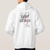 PS Hard Licker Hooodie roze/grijs Hoodie (Achterkant)