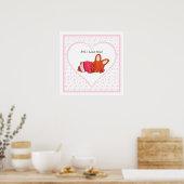 PS I Love You - Slaapend Girl Bunny Poster (Keuken)