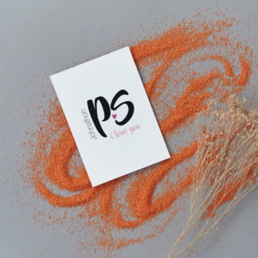 PS. Ik hou van jou | VALENTIJNSDAG Feestdagenkaart