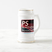 PS Nation Beer Stein Bierpul (Voorkant rechts)