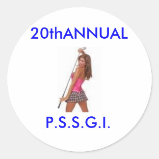 PS.S.G.I. RONDE STICKER