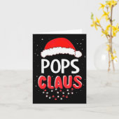 Ps Santa Claus Christmas Matching Costume  Kaart (Gele Bloem)