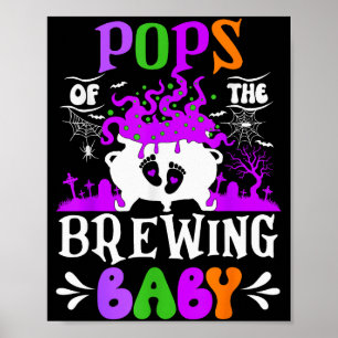 Ps Van De Brouwende Baby Papa Wordt Halloween Poster