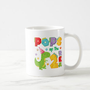 Ps Van De Twee Rex 2e Verjaardag Jongen Dinosaur T Koffiemok
