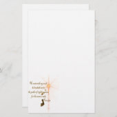 Psa 23.3 De Heer is mijn schaar Briefpapier (Voorkant / Achterkant)