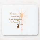 Psa 23.3 De Heer is mijn schaar Muismat (Voorkant)