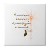 Psa 23.3 De Heer is mijn schaar Tegeltje (Voorkant)