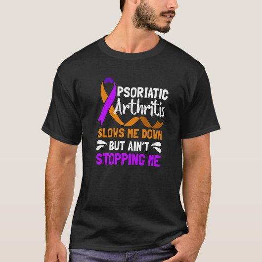 Psa Artritis psoriatica vertraagde aanloop- of bew T-shirt (Voorkant)