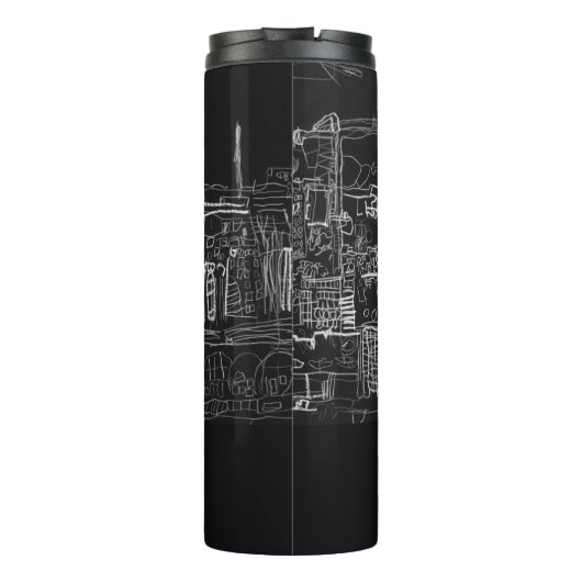 PSA Madison Travel Coffee Mug Thermosbeker (Achterkant)