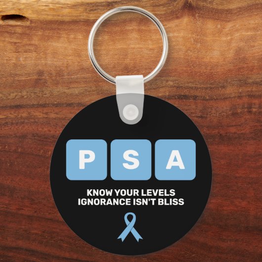 PSA voor prostaatkanker Sleutelhanger (Voorkant)