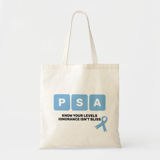 PSA voor prostaatkanker Tote Bag (Voorkant)