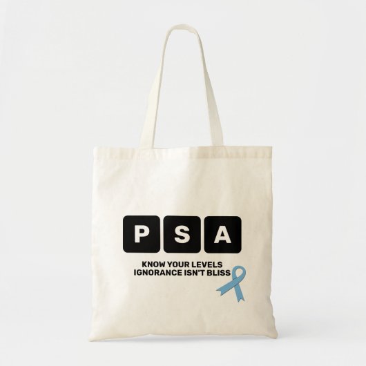 PSA voor prostaatkanker Tote Bag (Voorkant)